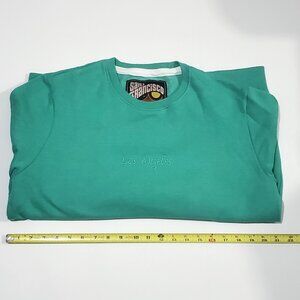 SAN FRANCISCO WORK SHIRTS Sweatshirts LOS ANGELES Embroidered Crewneck GREEN M